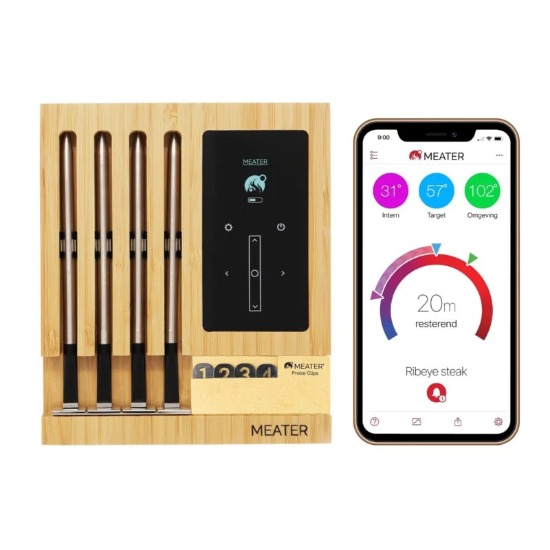 Weekendaanbieding MEATER Block Draadloze Vleesthermometer - Bluetooth tot 50 meter + WIFI