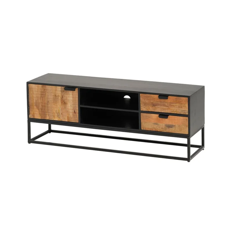 Voordeelprijs Nijwie TV dressoir 140 met 1 deur, 2 lades en 2 open vakkenTV dressoir 140 met 1 deur, 2 lades en 2 open vakken