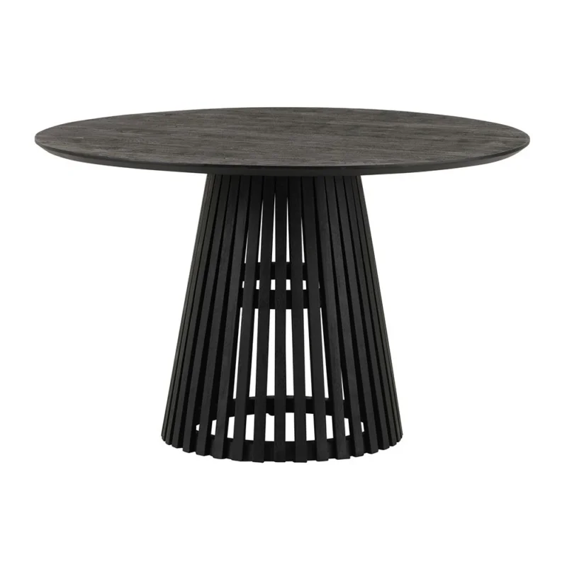 Betrouwbaar Eetkamertafel Ø130, Acacia Black