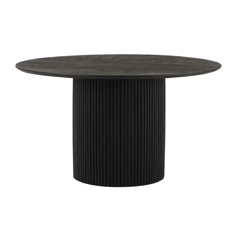 Eetkamertafel Ø140, Acacia Black Flitsaanbieding