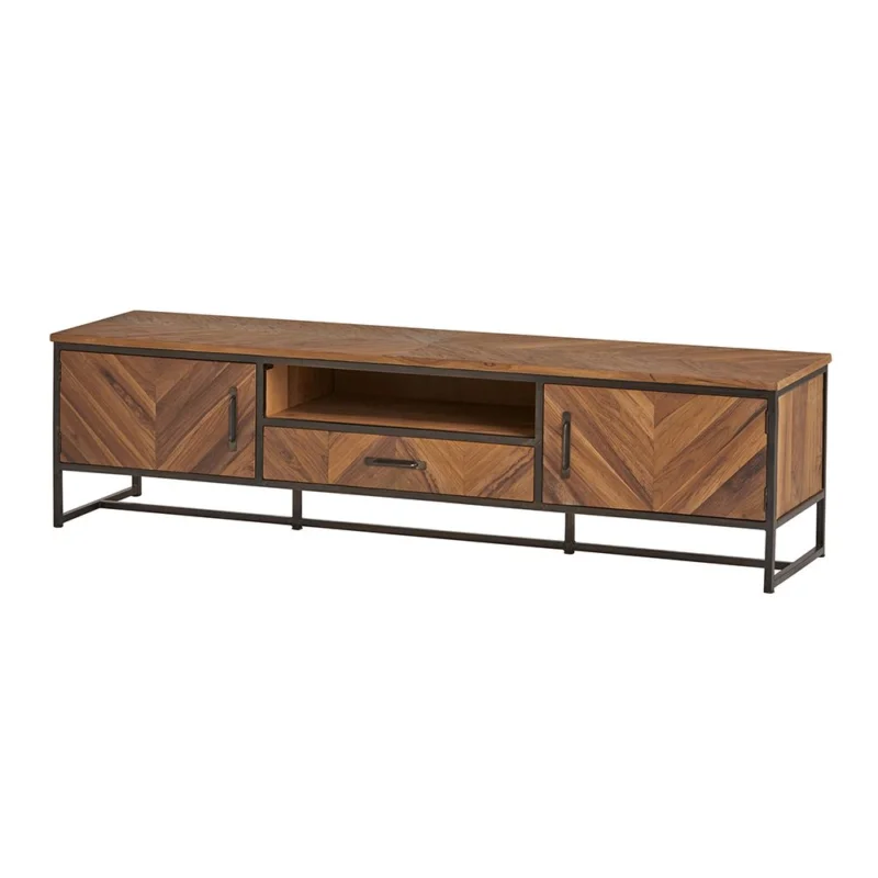 TV dressoir 190 met 2 deuren, 1 lade en 1 open vak Seizoensaanbieding