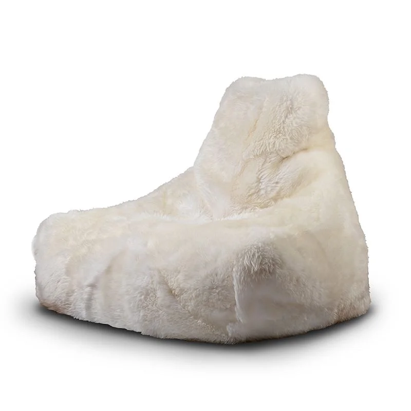 Extreme Lounging b-bag mighty-b Sheepskin White Direct Verzonden