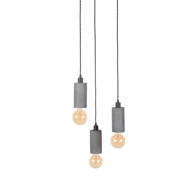Beperkte Voorraad LABEL51 Hanglamp Fresco - Concrete - Beton