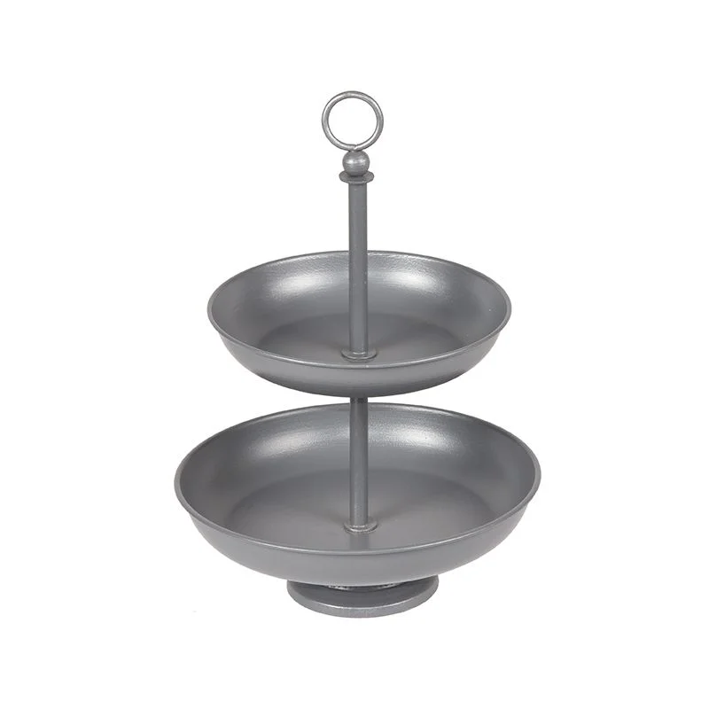 Seizoensaanbieding LABEL51 Etagere - Grijs - Metaal