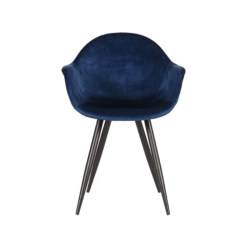 Favoriet LABEL51 Eetkamerstoel Forli - Blauw - Fluweel
