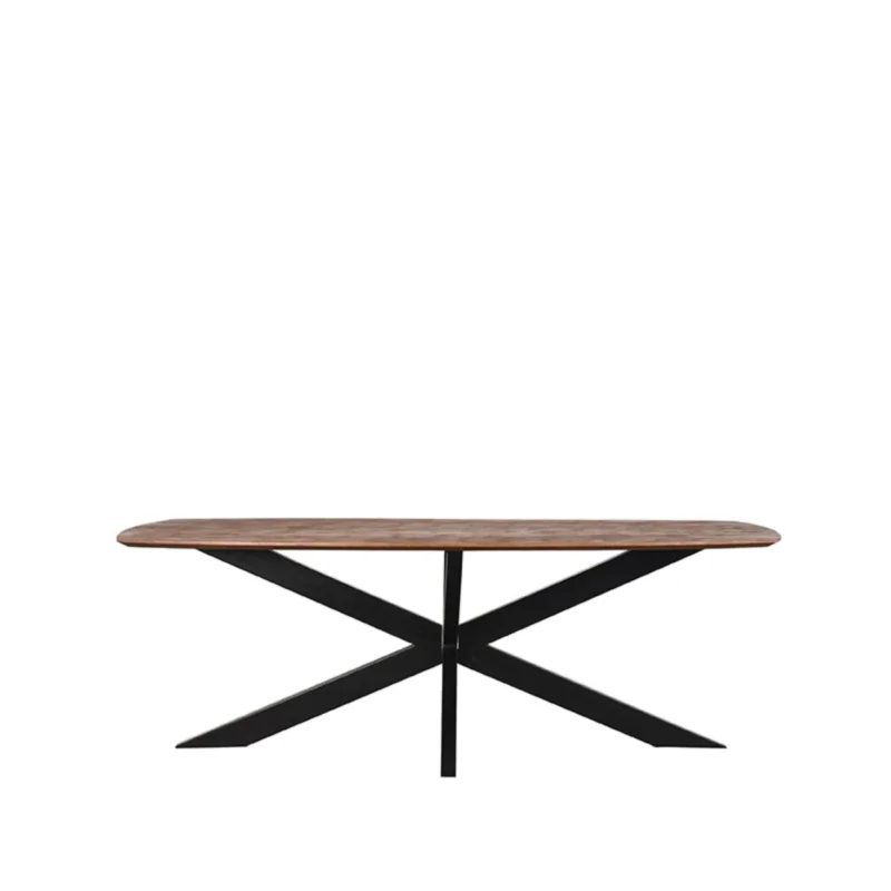 Beperkte Voorraad LABEL51 Eetkamertafel Zane - Espresso - Mangohout