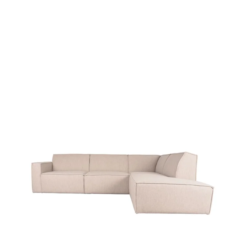 Rechtstreeks Van De Fabrikant LABEL51 Bank Kay - Naturel - Boucle - 2-Zits + Hoek + 2-Zits