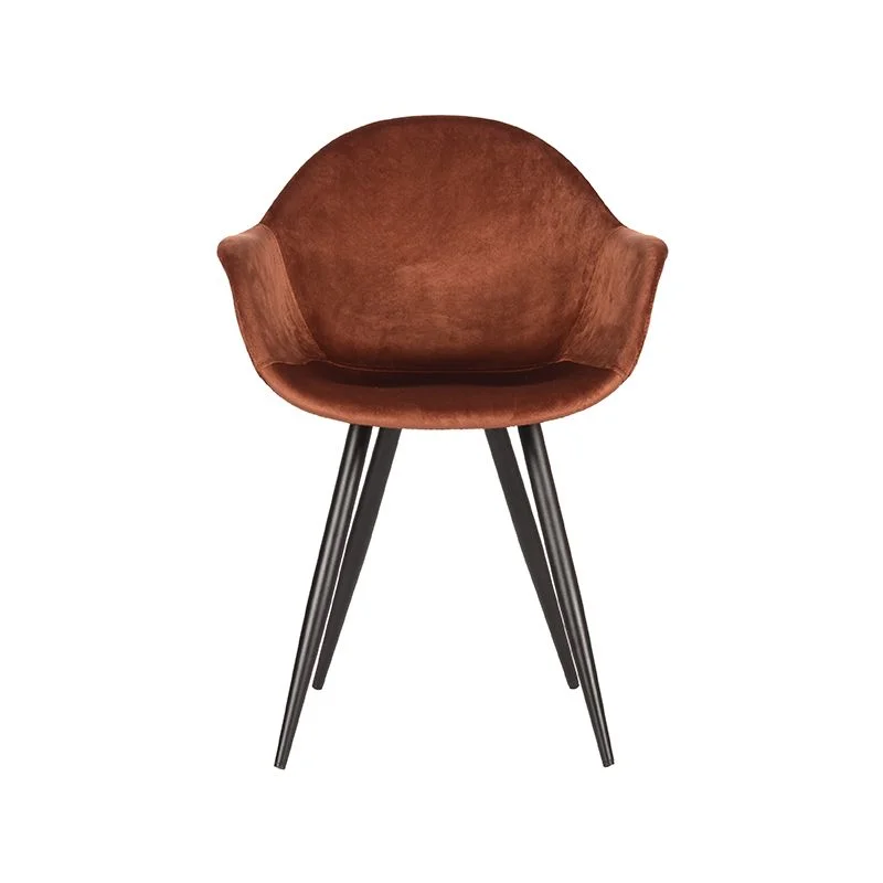Speciale Aanbieding LABEL51 Eetkamerstoel Forli - Rust - Fluweel