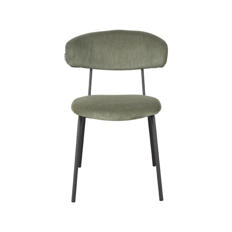 Aanbieding LABEL51 Eetkamerstoel Zack - Forest - Ribcord