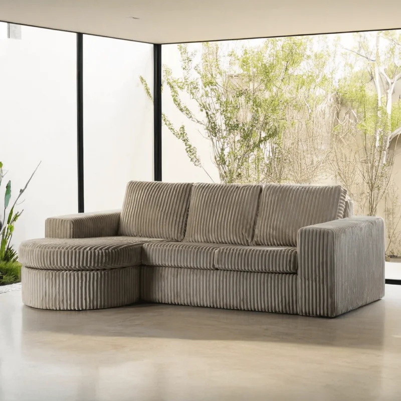 Adore 3 Zits Bank Cl L+R, Stof Tillia 03, L460 Beige Express Levering