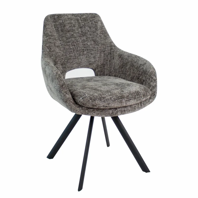 Dagaanbieding Kick eetkamerstoel Jorn - Donkergrijs