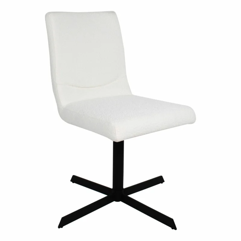 Beste Prijs Kick draaistoel Sam Boucle - Wit