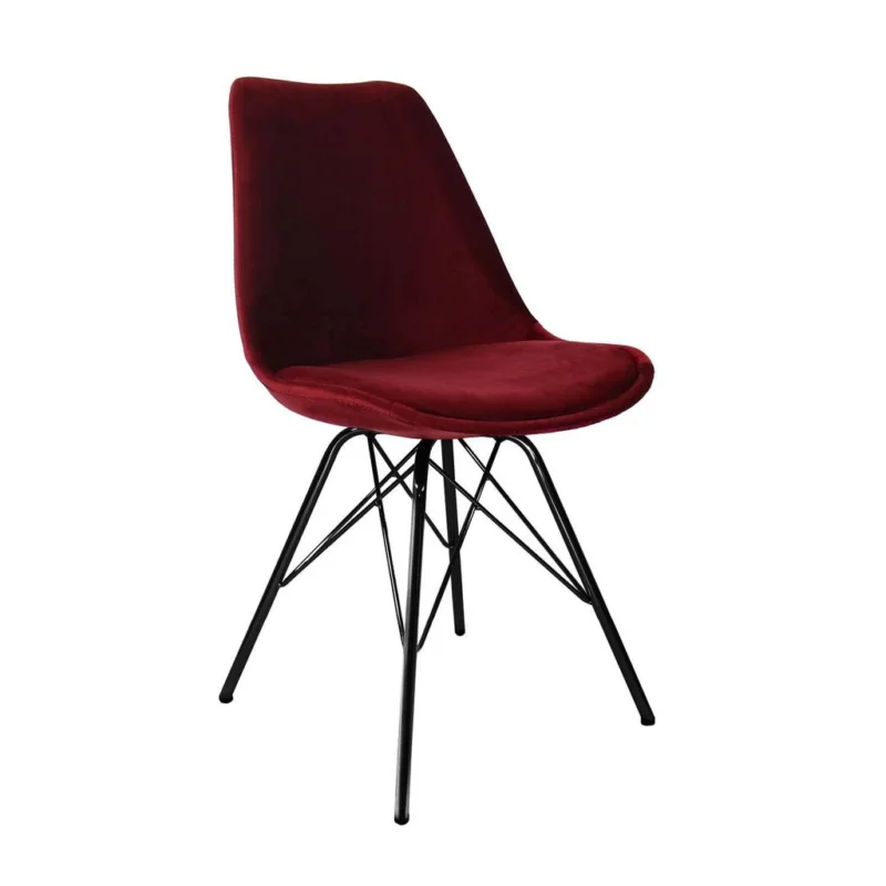 Finale Uitverkoop Kick kuipstoel Velvet - Rood