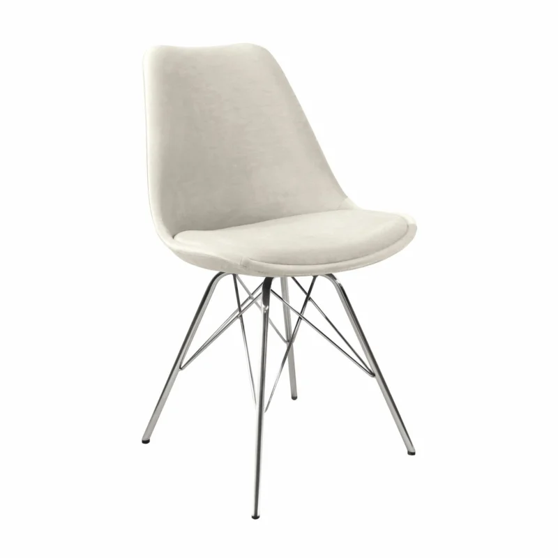 Weekendaanbieding Kick kuipstoel Velvet - Ivoor