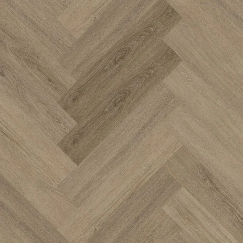 Floorlife YUP Sutton herringbone dryback smoky Goedkoop