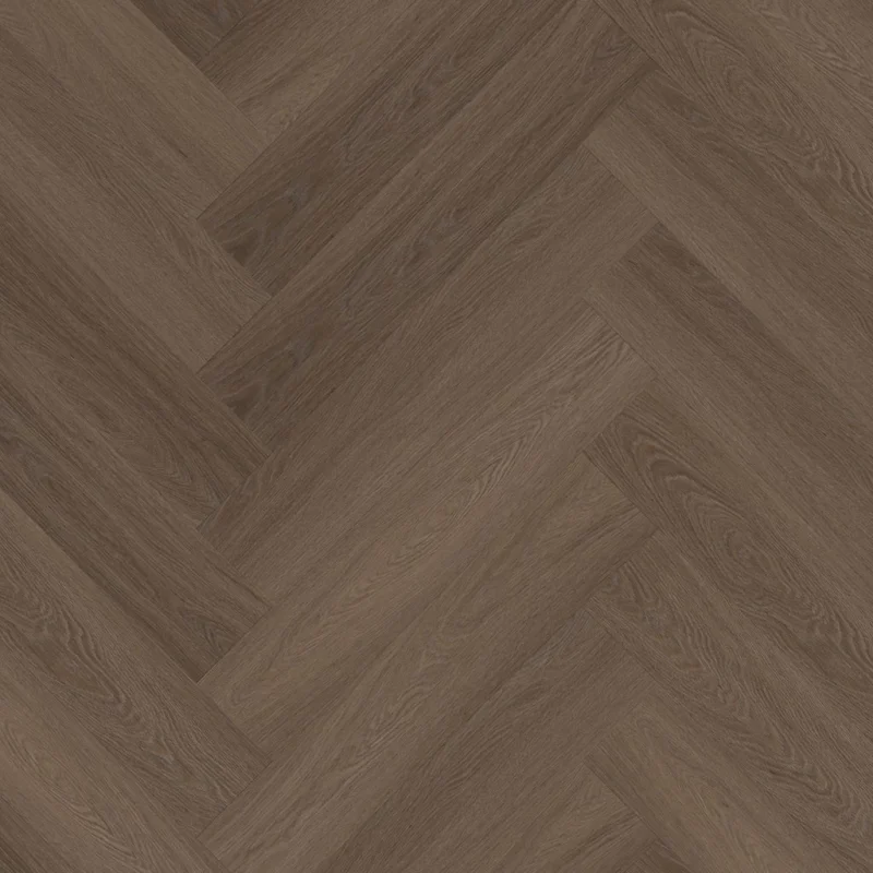 Beperkte Voorraad Floorlife YUP Fulham herringbone dryback brown