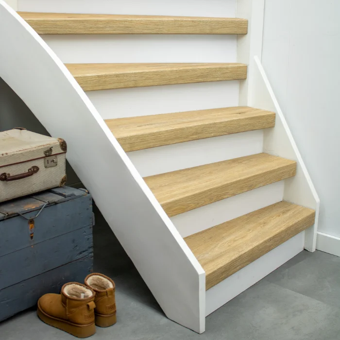 Premium Ekofloors Traprenovatie PVC Brushed Oak 301 Corfu