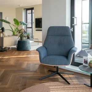 Laatste Kans mFLOR 40813 Parva Broad Leaf Dark Sycamore Visgraat PVC Dryback