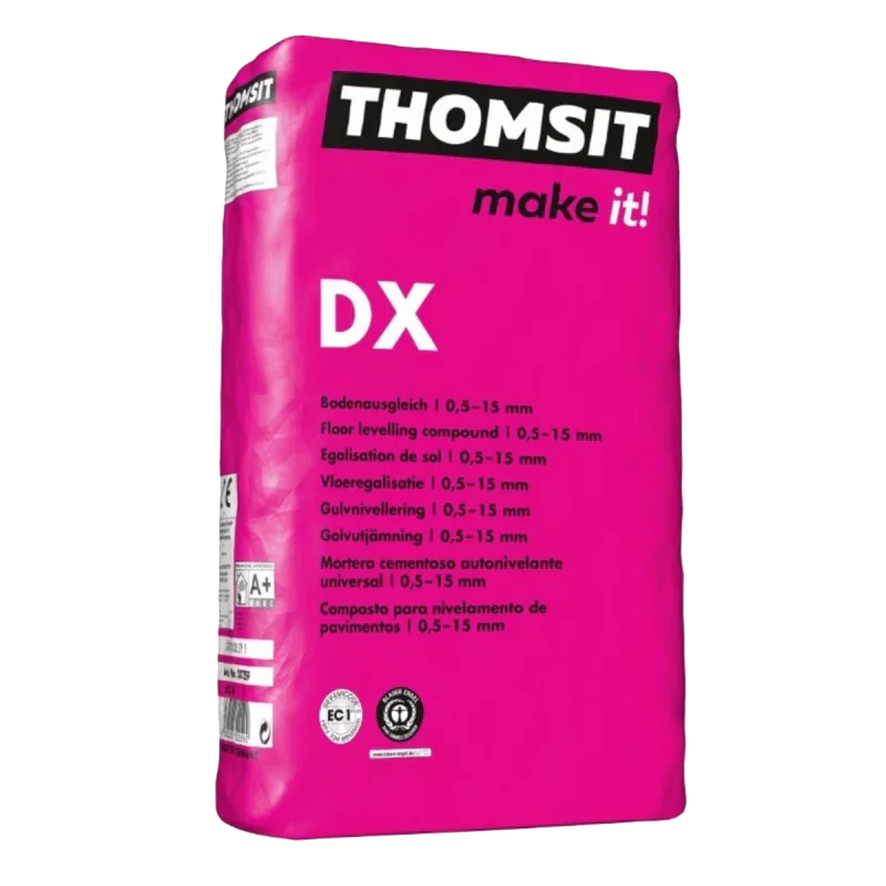 Thomsit Egalisatie DX voor PVC vloeren en Parket 25 kg Exclusieve Aanbieding