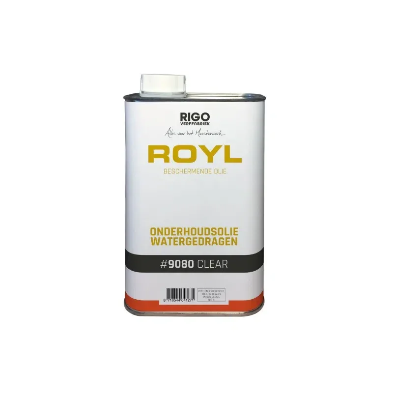 Laatste Kans ROYL Onderhoudsolie Watergedragen Transparant 9080 1 Liter