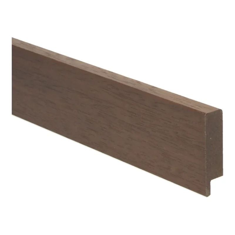 Exclusieve Aanbieding Rechte houten plint 15x54 mm massief Mahonie