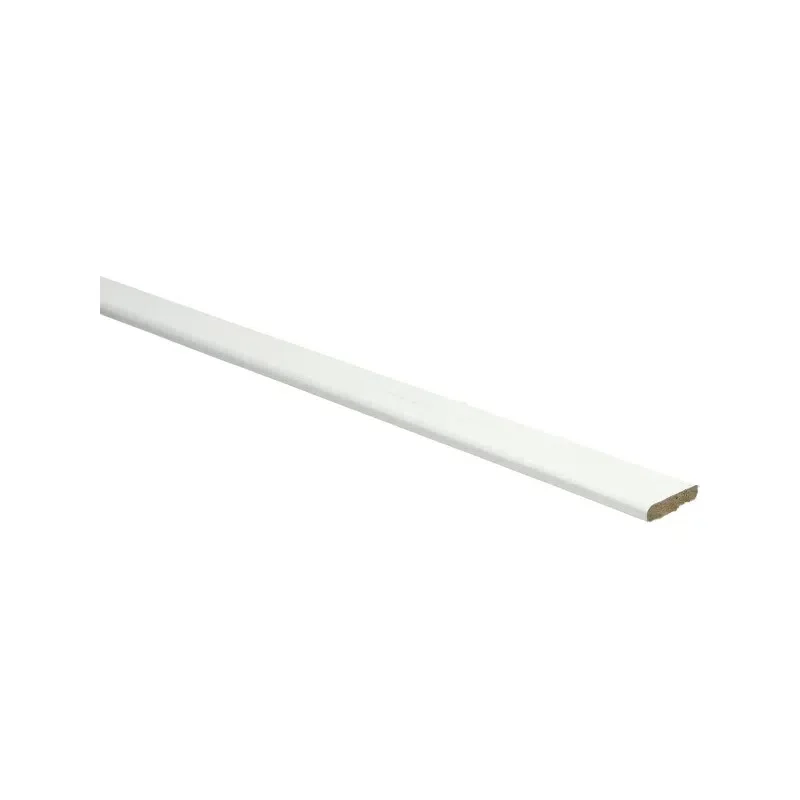 Plakplint Wit RAL 9010 (Gebroken wit) 240cm Goedkoop
