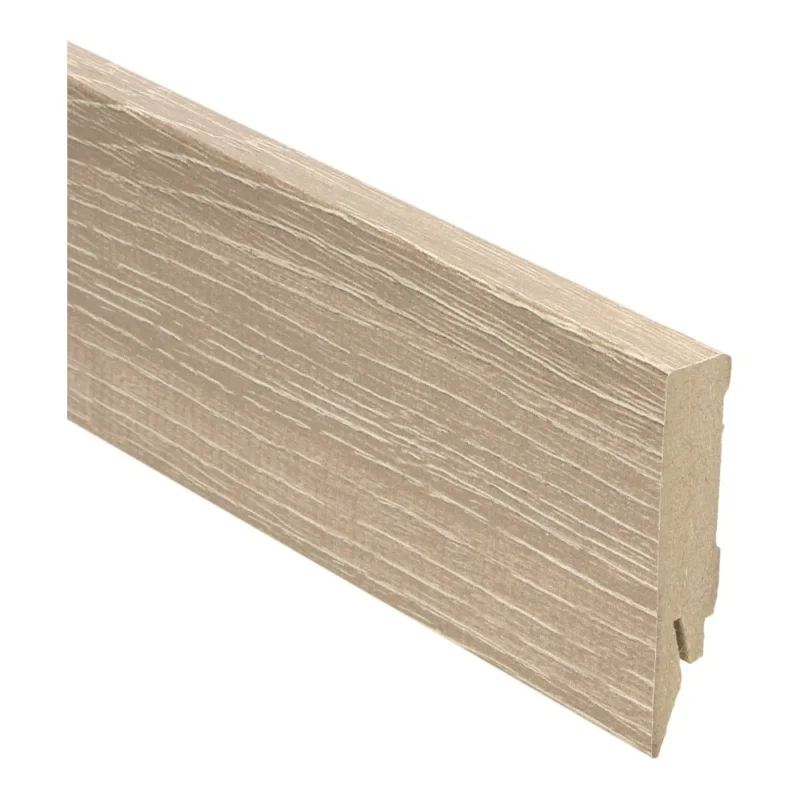 Beperkte Voorraad Rechte folieplint 70x14 Antiek Eiken Beige