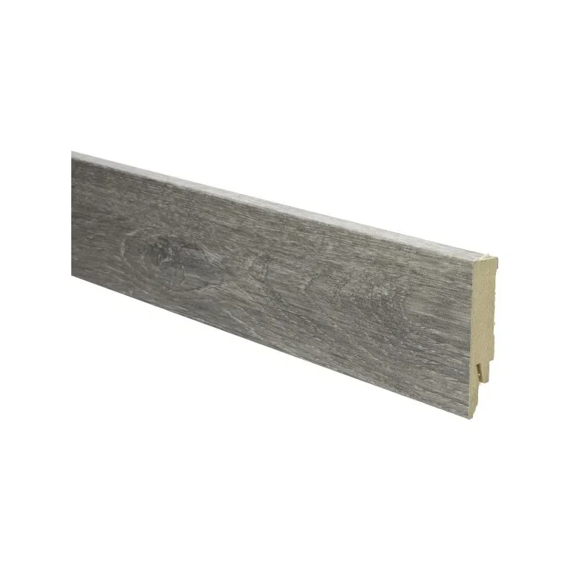 Betrouwbaar Rechte folieplint 70x14 Eiken Salmiak Grijs
