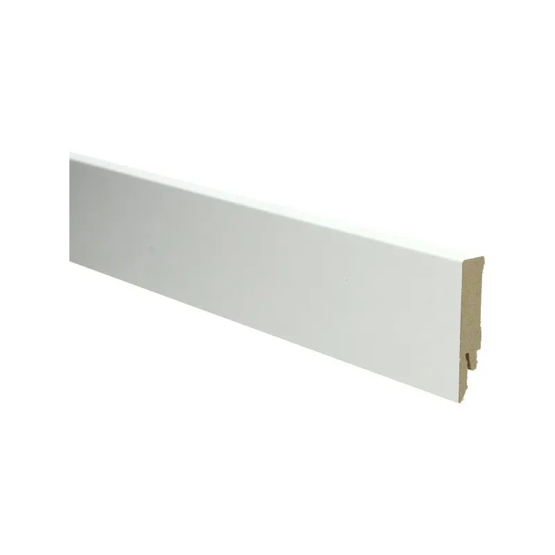 Rechte folieplint 70x14 Wit RAL 9010 Betaalbaar