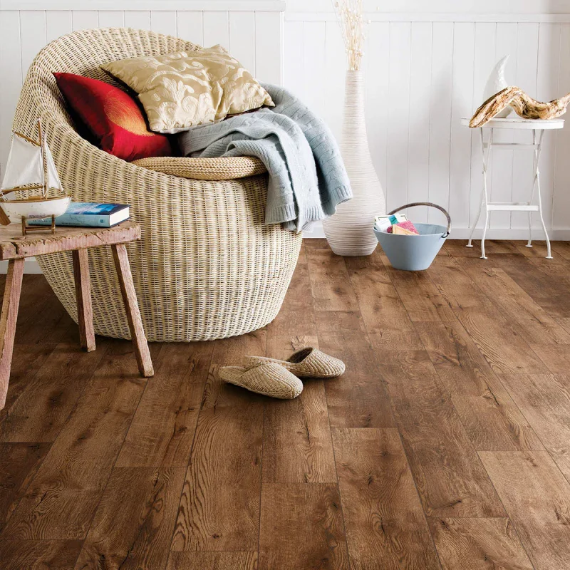 Otium Laminaat Amber Brown 4V-Groef Hete Deal